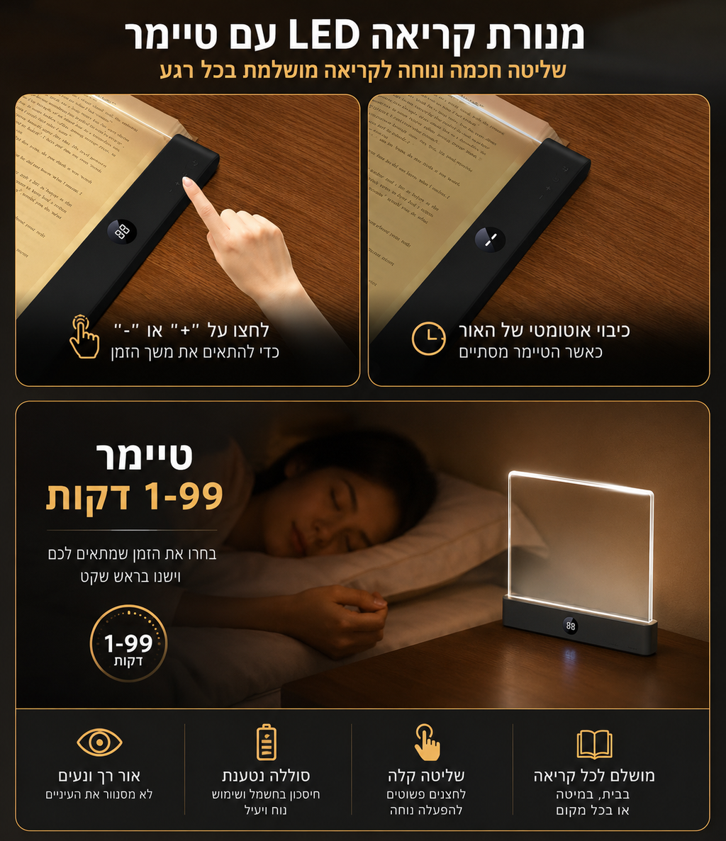 GlowPage™ Reading Light.