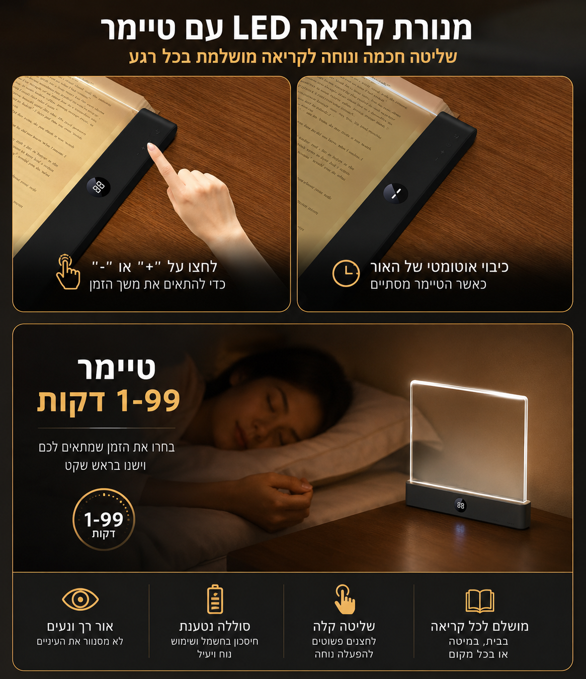GlowPage™ Reading Light.