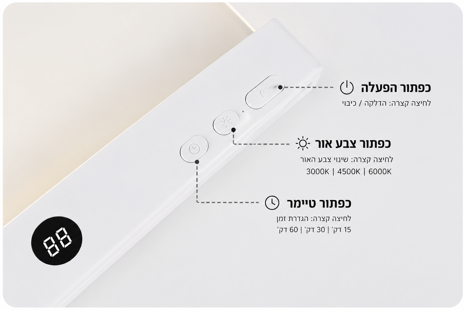 GlowPage™ Reading Light.