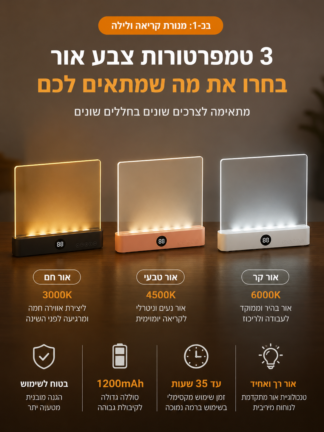 GlowPage™ Reading Light.